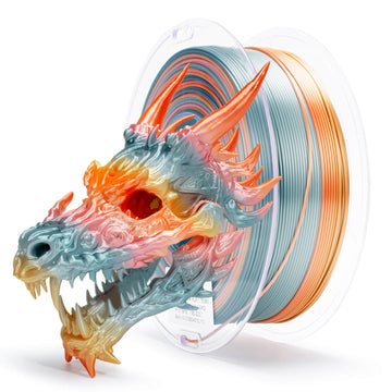 ZIRO Fast Gradient Silk PLA Filament 1.75mm, Mellow Horizon