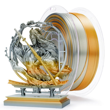 ZIRO Fast Gradient Silk PLA Filament 1.75mm, Metallic Fusion