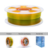 ZIRO Gradient Translucent PLA Cristal Series Filament 1.75mm, Crystal Nectar
