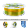 ZIRO Gradient Translucent PLA Cristal Series Filament 1.75mm, Crystal Sunshine