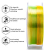 ZIRO Gradient Translucent PLA Cristal Series Filament 1.75mm, Crystal Sunshine