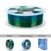 ZIRO Gradient Translucent PLA Cristal Series Filament 1.75mm, Crystal Wave