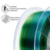 ZIRO Gradient Translucent PLA Cristal Series Filament 1.75mm, Crystal Wave