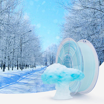 ZIRO Gradient Translucent PLA Season Series Filament 1.75mm, Winter