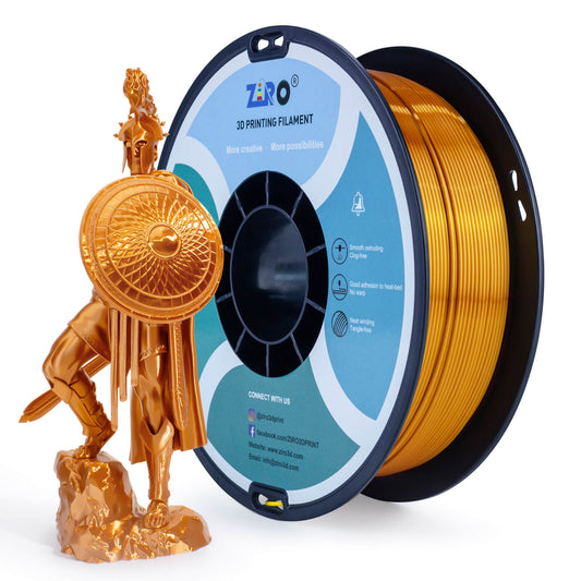ZIRO Silk PLA Filament 1.75mm, Red Copper