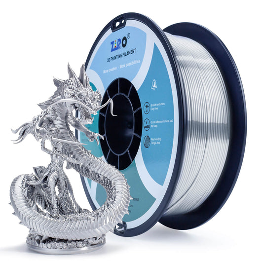 ZIRO Silk PLA Filament 1.75mm, Silver