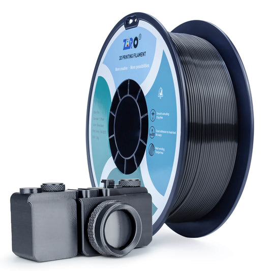 ZIRO Silk PLA Filament 1.75mm, Silver Black
