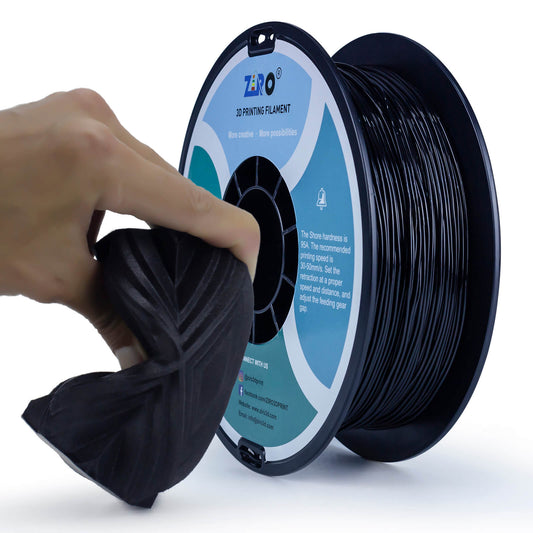 ZIRO Shore 95A Hardness TPU Filament 1.75mm, Black